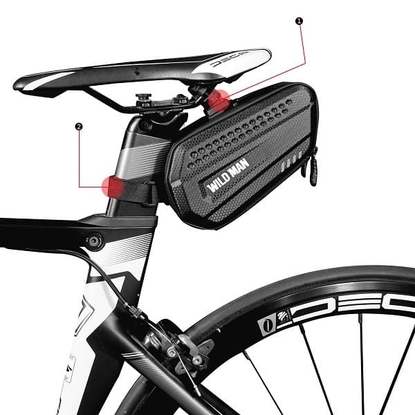 WILDMAN XT17 Cykeltaske Styret - Sort