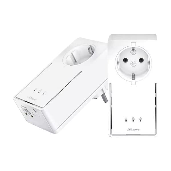 Strong Powerline 2000 Kit Hem Internet Plug - Vit