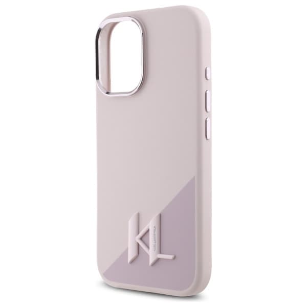 Karl Lagerfeld Telefontaske til iPhone 16 MagSafe Silicone Shadow Initial