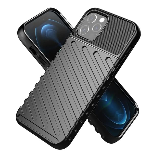 Telefontaske til iPhone 17 Thunder Armored - Sort