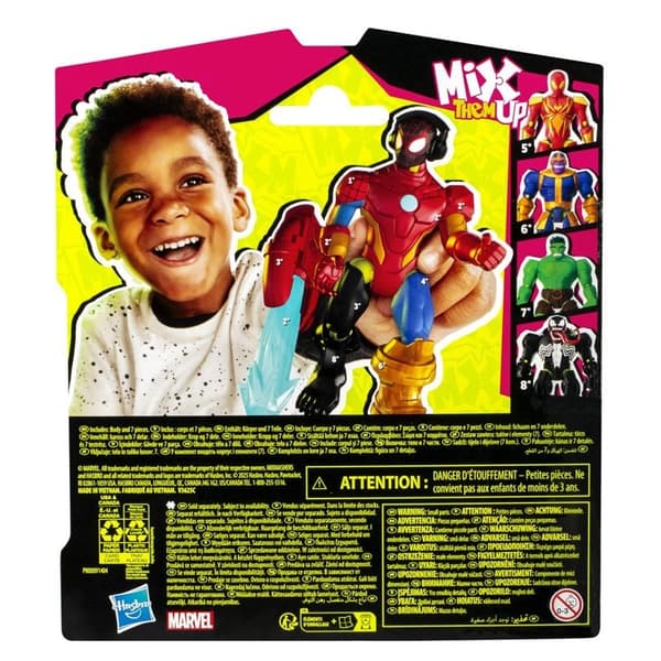 MIXMASHERS Spider-Man 5 Inch Mixmashers Basic Figure Miles Morales