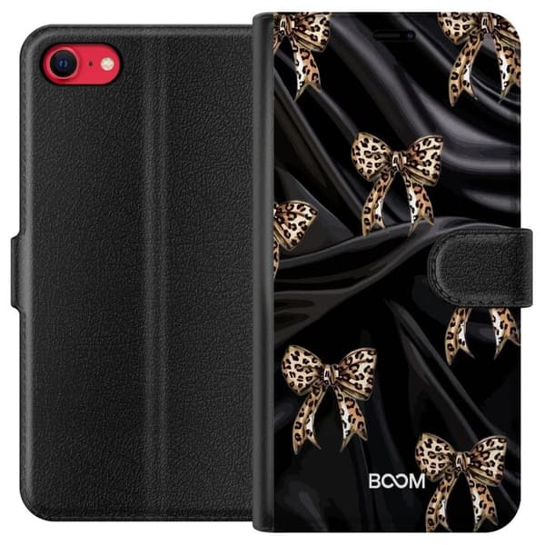 Plånboksfodral till Apple iPhone SE (2020) med Leopard Bow