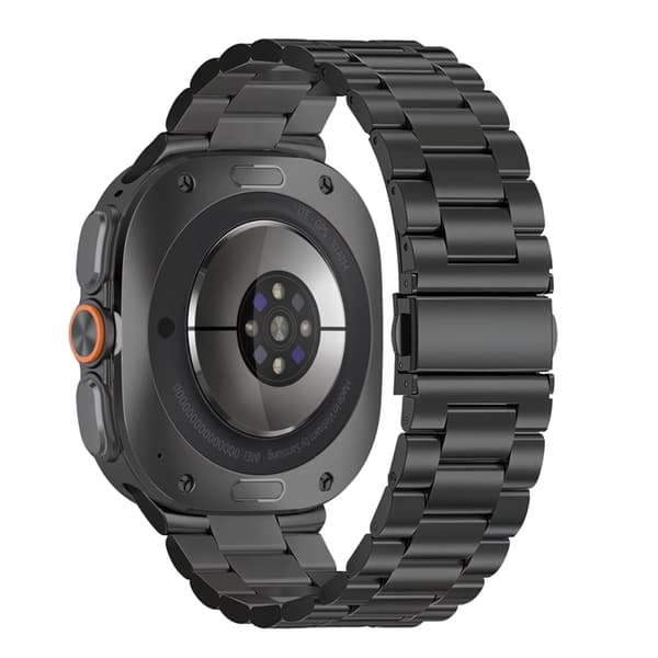 Tech-Protect Galaxy Watch Ultra 1/2 (47mm) Armbånd Rustfrit Stål - Sort