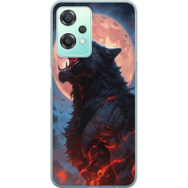 Telefontaske til OnePlus Nord CE 2 Lite 5G med Howling Wolf