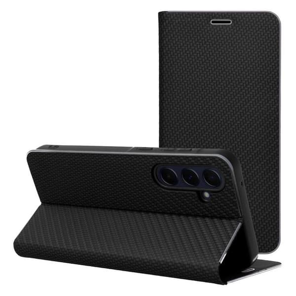 Galaxy A16 5G Plånboksfodal Luna Carbon - Svart