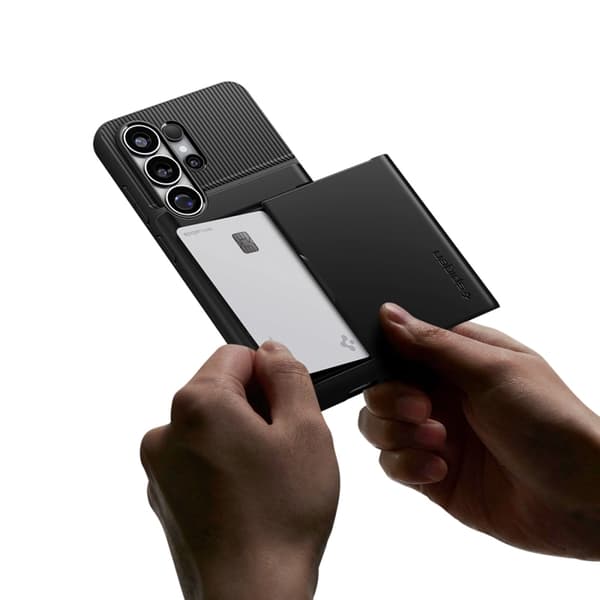 Spigen Mobilcover Til Galaxy S26 Ultra Slim Armor CS - Sort