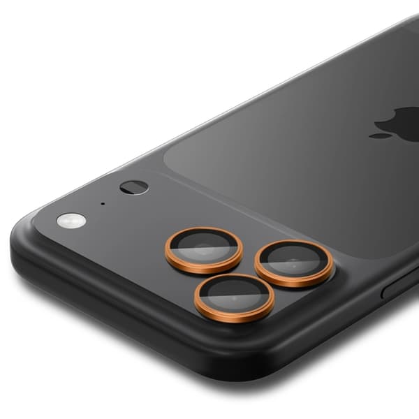 Spigen [2-Pack] iPhone 17 Pro/17 Pro Max Härdat Glas Kameraskydd EZ Fit - Silver