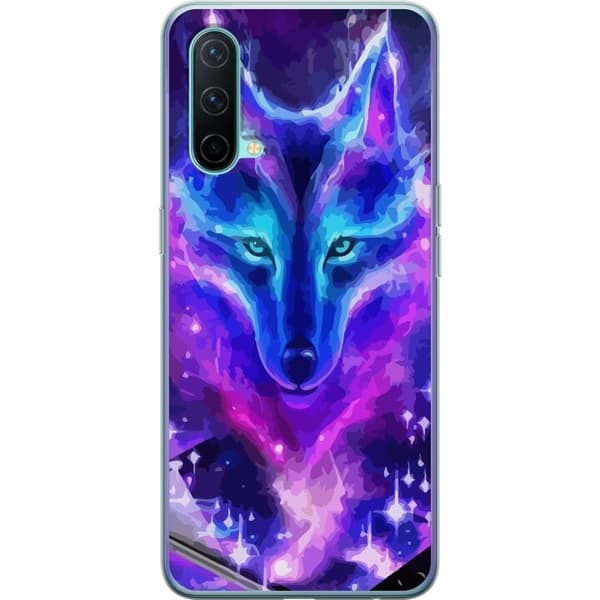 Telefontaske til OnePlus Nord CE 5G med Neon Wolf