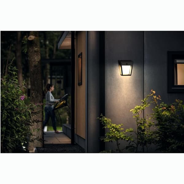 Philips Nissa Væglampe Solcelle LED 250/20lm - Sort