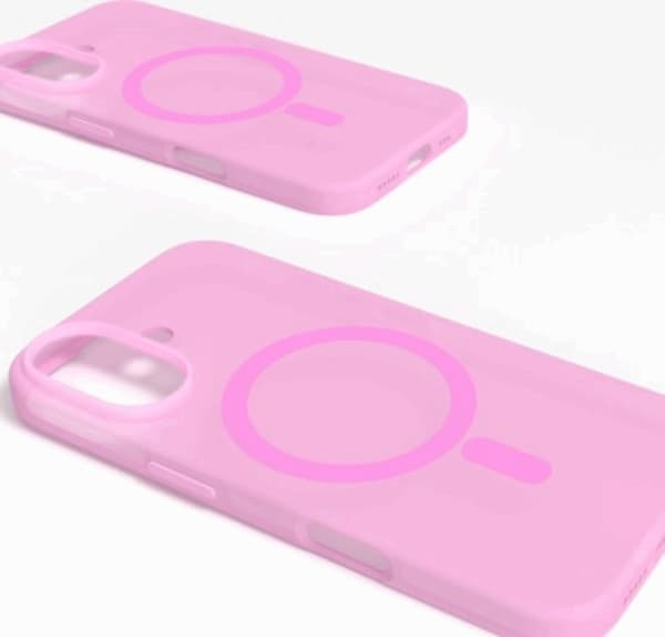 Puro Telefontaske til iPhone 16 Magsafe Daylight Silikone - Lyserød