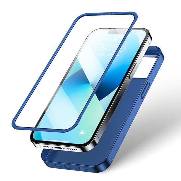 Joyroom iPhone 13 Etui 360 Fuld - Blå