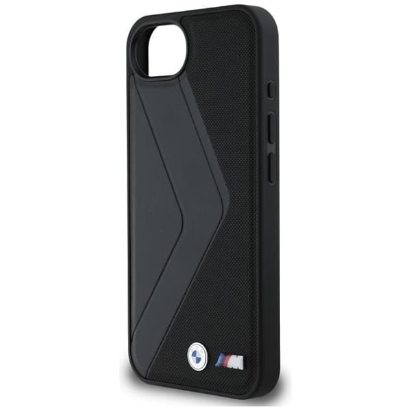 BMW telefontaske til iPhone 16e MagSafe overdimensionerede striber - sort