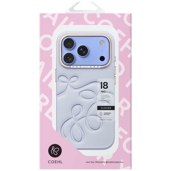 UNIQ-puhelinkotelo iPhone 18 Pro/17 Pro Coehl Cloude - Sininen