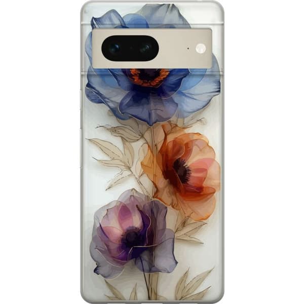 Mobilskal till Google Pixel 7 med Silkesblommor