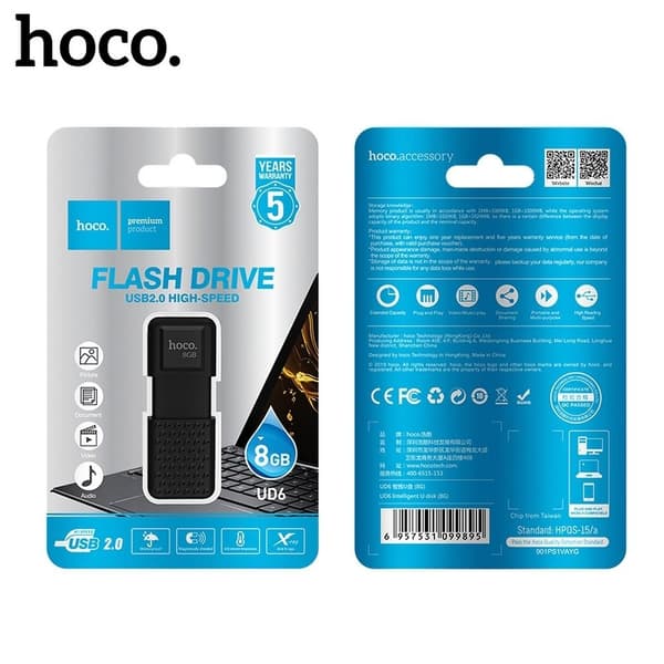 HOCO pendrive Intelligent UD6 8 GB USB2.0