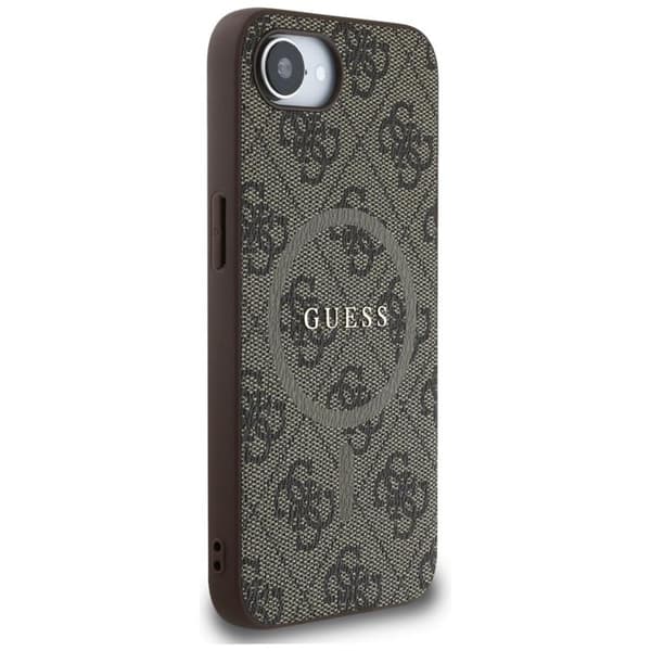 Guess telefonetui til iPhone 16e MagSafe 4G Ring Classic Logo