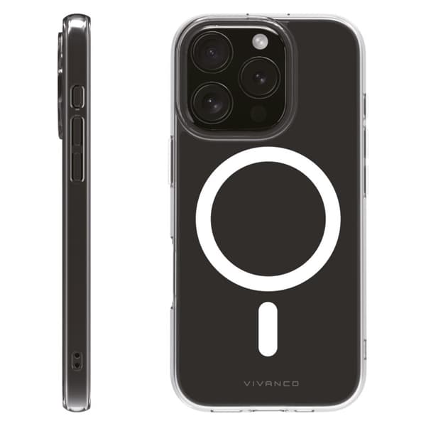 Vivanco Mag Clear cover iPhone 16 Pro Transparent