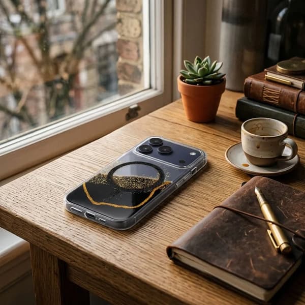 Mobilcover Til iPhone 17 Pro Magsafe - Sort