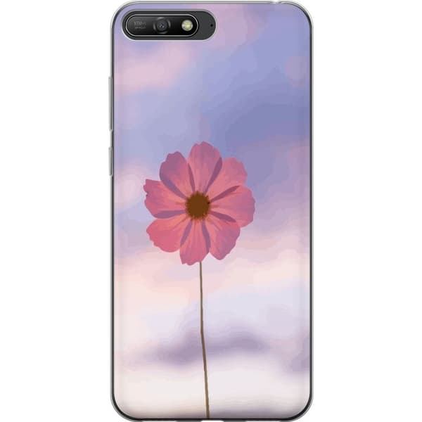 Mobilskal till Huawei Y6 (2018) med Rosa blomma