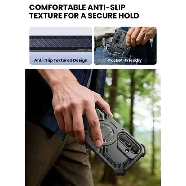 SupCase Telefontaske Til Galaxy S26 Magsafe IBLSN Armorbox - Sort