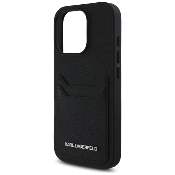 Karl Lagerfeld Mobilskal till iPhone 16 Pro Max MagSafe Grained Cardslot