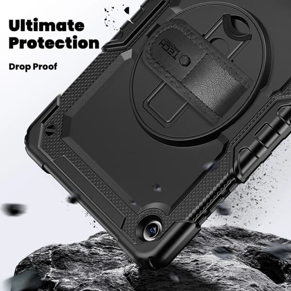 Tech-Protect Galaxy Tab A9 Plus Etui Sølv - Sort