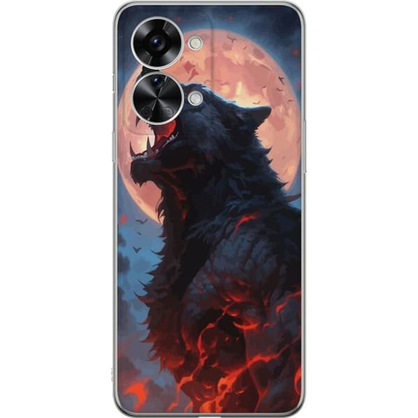 Telefontaske til OnePlus Nord 2T med Howling Wolf