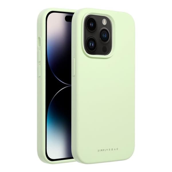 Roar Telefontaske til iPhone 16 Cloud Skin - Lysegrøn
