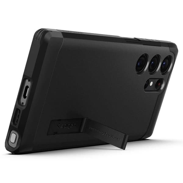 Spigen Galaxy S23 Ultra Etui Tough Armor - Sort