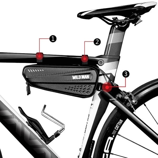 WILDMAN EX Cykelstel Taske - Sort