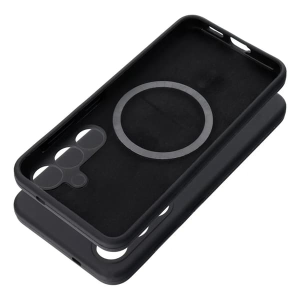 Telefontaske til Galaxy S25 Edge Magsafe Silikone 2mm - Sort