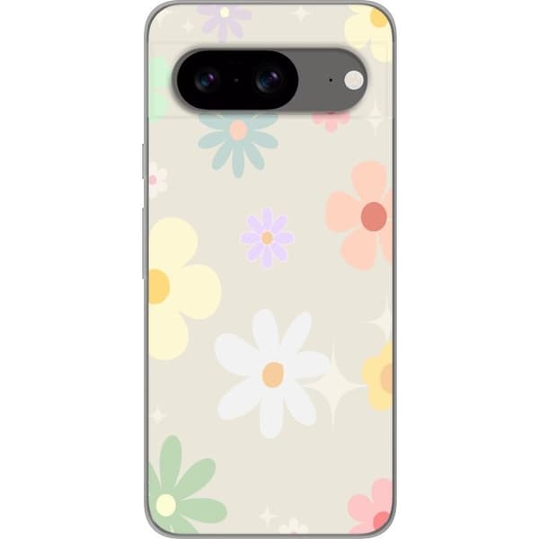Mobilskal till Google Pixel 8 med fejdande blommor