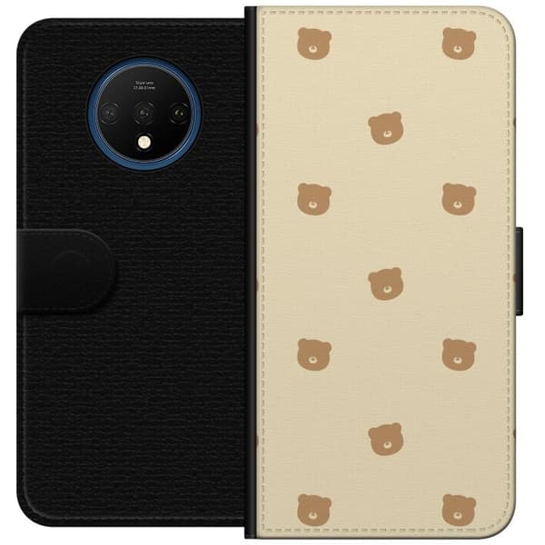 Plånboksfodral till OnePlus 7T med Björnmönster