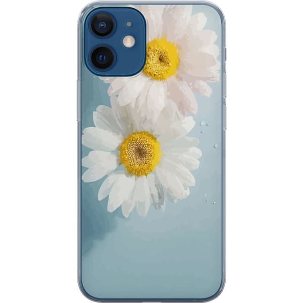 Taske til Apple iPhone 12 med sommerblomster