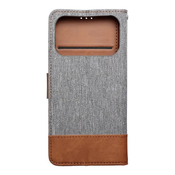 iPhone 17 Pro Max Pung Etui Jeans - Grå