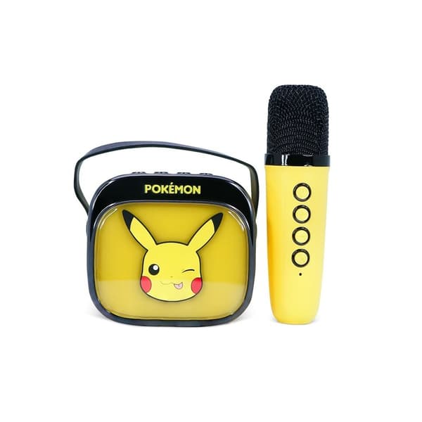 POKEMON Karaokekaiutin mikrofonilla Pikachu Popsing LED