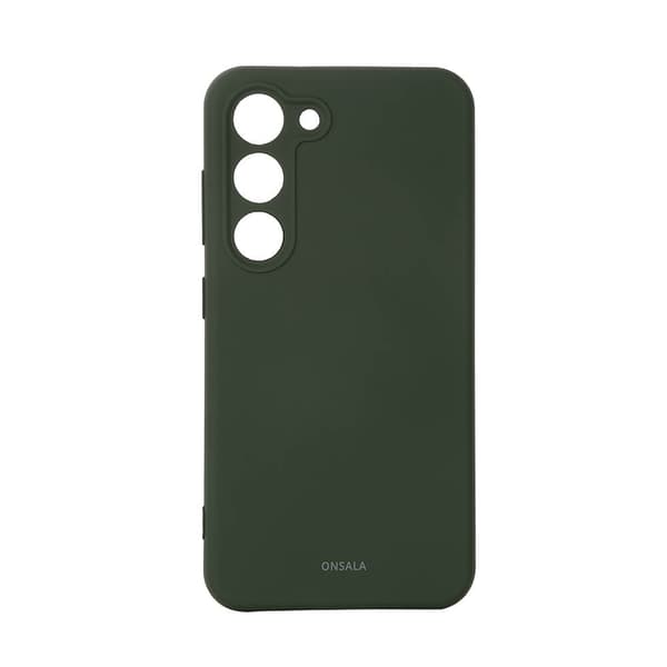 ONSALA Galaxy S23 5G Etui Silikone - Mørkegrøn