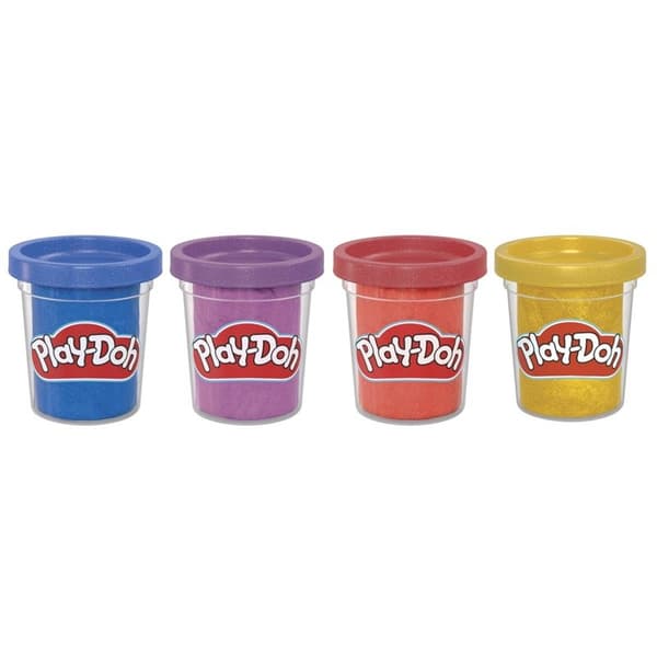PLAY-DOH Specialty Compound 4 Pack Metallic