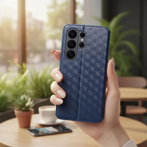 Lompakkokotelo Galaxy S26 Plus Cubic - Sininen
