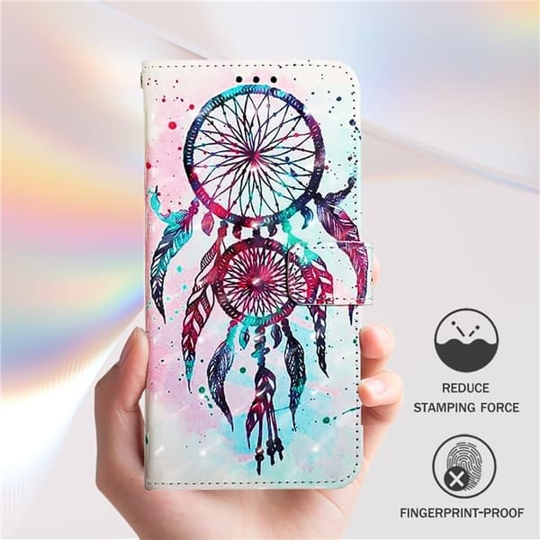 iPhone 16 Pro Plånboksfodral Printing Pattern Med Rem