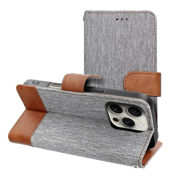 iPhone 17 Pung Taske Jeans - Grå