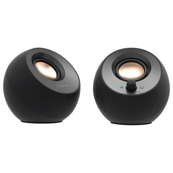 Kreativ computerhøjttaler Bluetooth USB-C Pebble 2.0 V3 - Sort