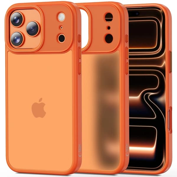 Tech-Protect telefonetui til iPhone 17 Pro Matte - Kosmisk Orange