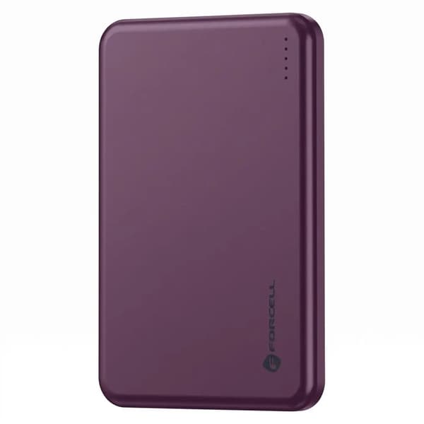 Forcell Powerbank 5000 mAh Magsafe 15W Slim - Cherry