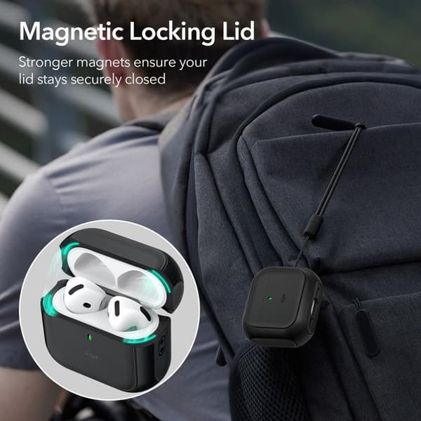 ESR Airpods 4 Cover Magsafe Orbit Halolock - Sort