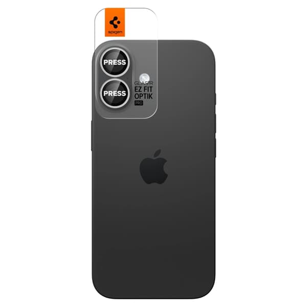 Spigen [2-Pack] iPhone 17 Härdat Glas Kameraskydd EZ Fit - Blå