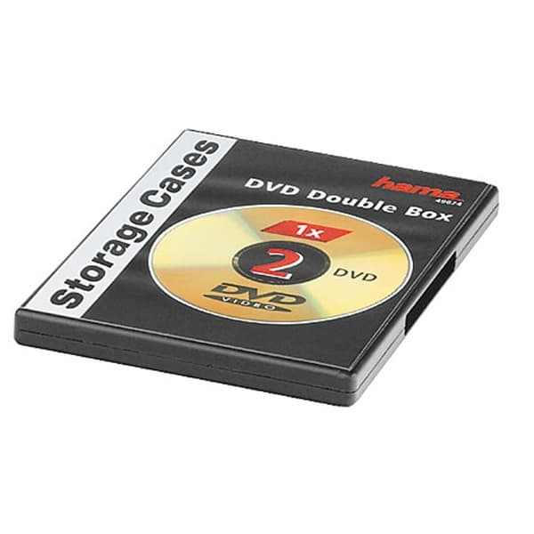 HAMA DVD-boks Dobbelt Sort 5-pak