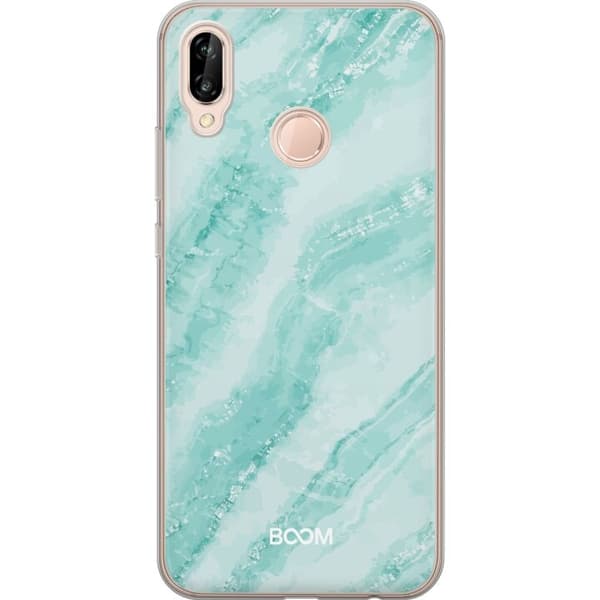 Telefontaske til Huawei P20 lite med Mint Marble