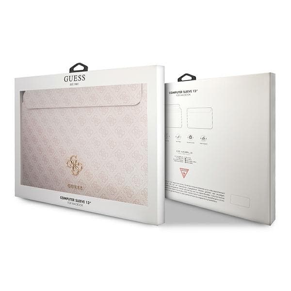 Guess Datorfodral 13" 4G Big Logo - Rosa