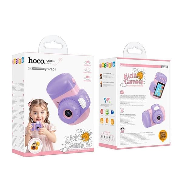 Hoco Lasten Digikamera DV201 - Pinkki